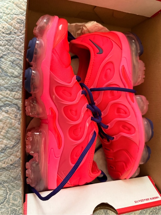 Nike Shoes - Women’s Nike Vapormax Athletic Shoes - Bright Pink with Purple Accents Size 10